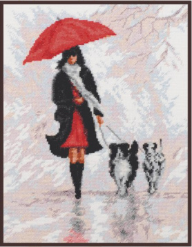 Дама с собачками Палитра 11.009, цена 982 руб. - интернет-магазин Мадам Брошкина